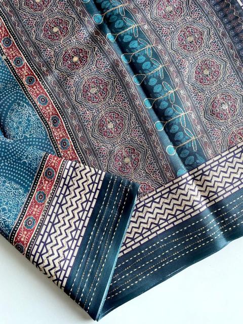 Vastrangan pallavi bandhani prints saree women wholesale clothes